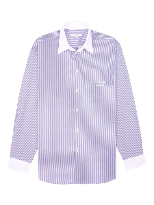 Contrasting Collar Shirt