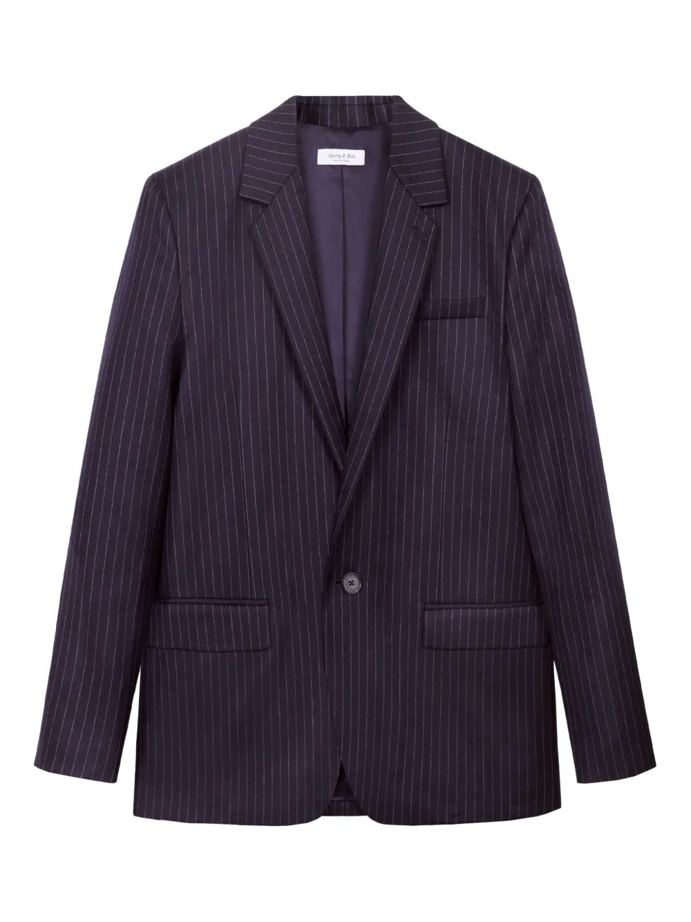 Pinstripe Tailored Blazer