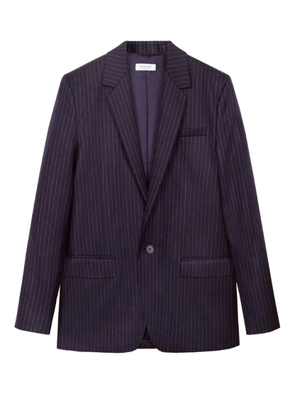 Pinstripe Tailored Blazer