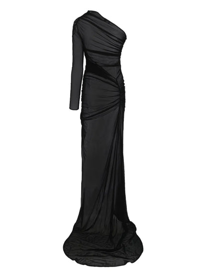 One-Shoulder Maxi Dress