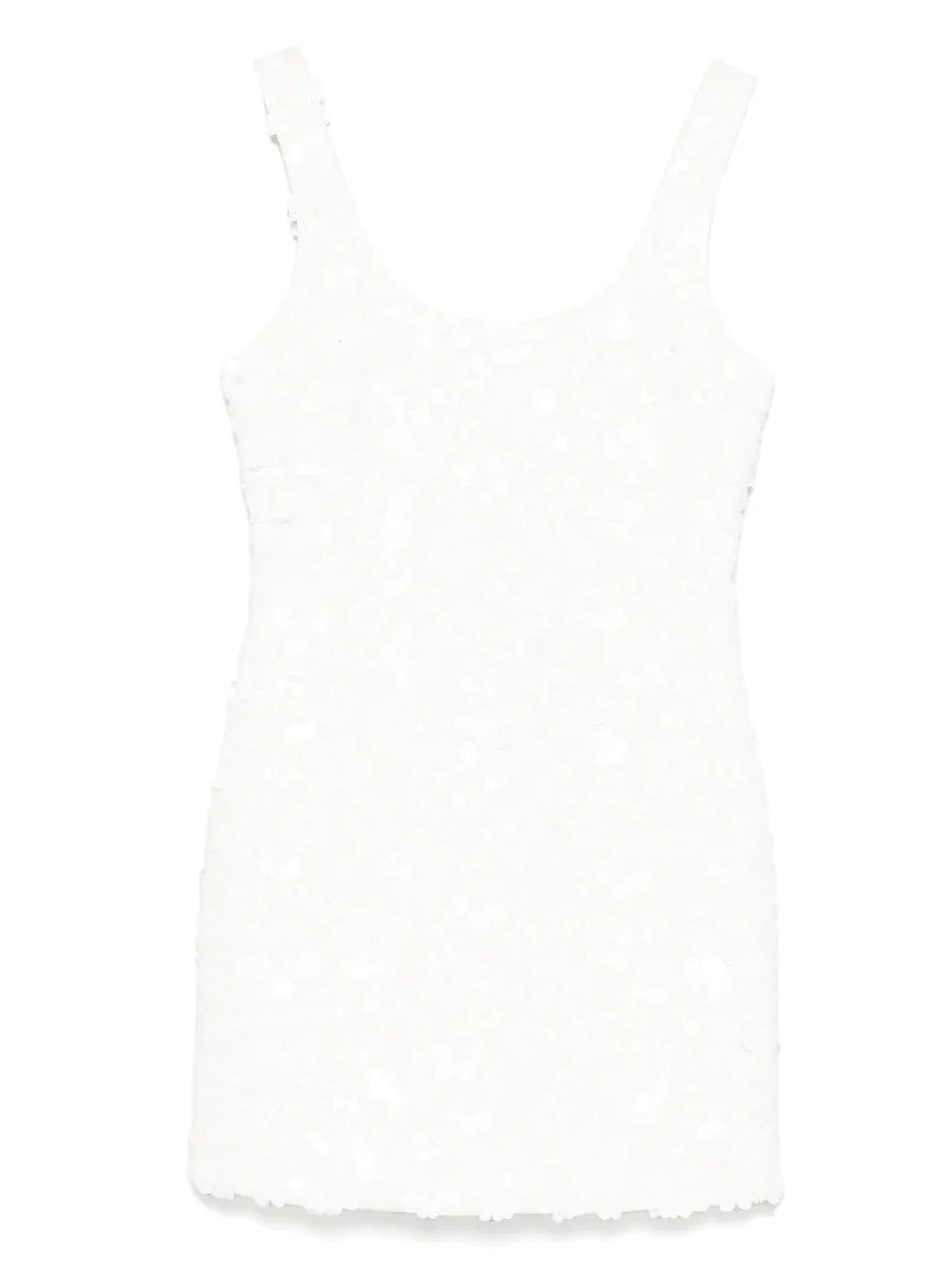 Floral-Sequin Scuba Mini Dress