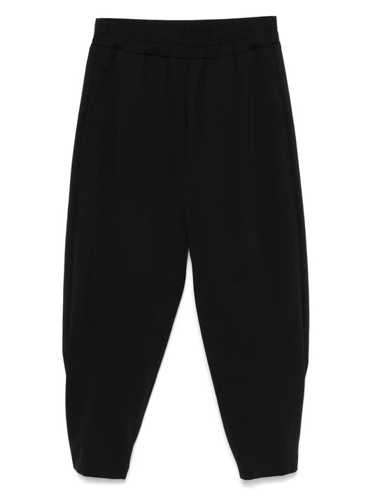 Elasticated-Waistband Trousers