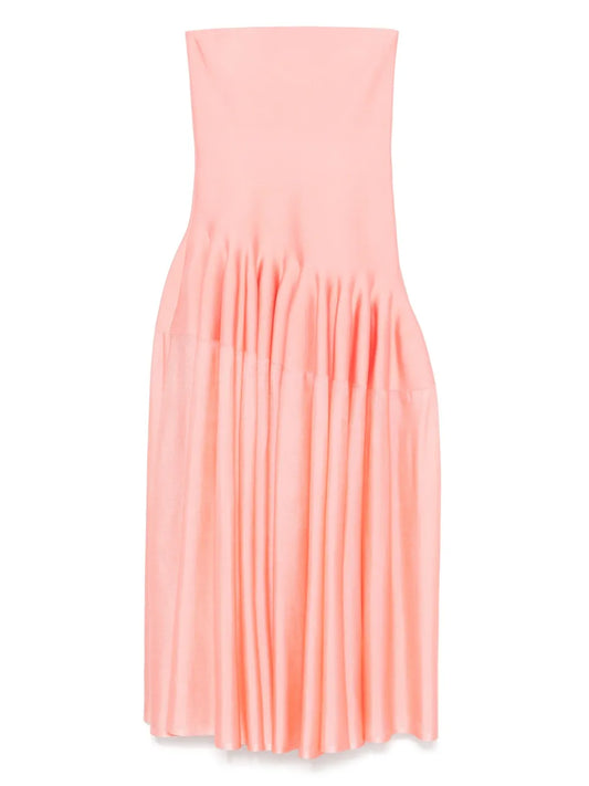 Godet Midi Dress
