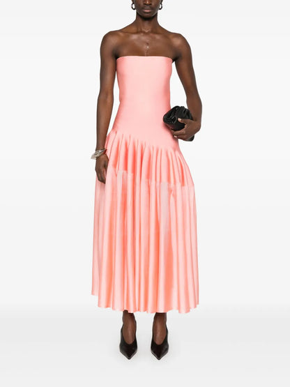 Godet Midi Dress