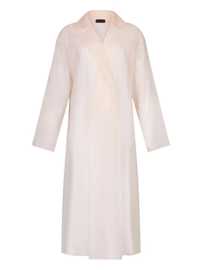 Organza Trench Coat
