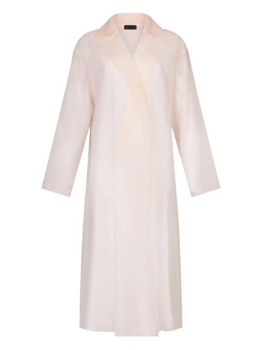 Organza Trench Coat