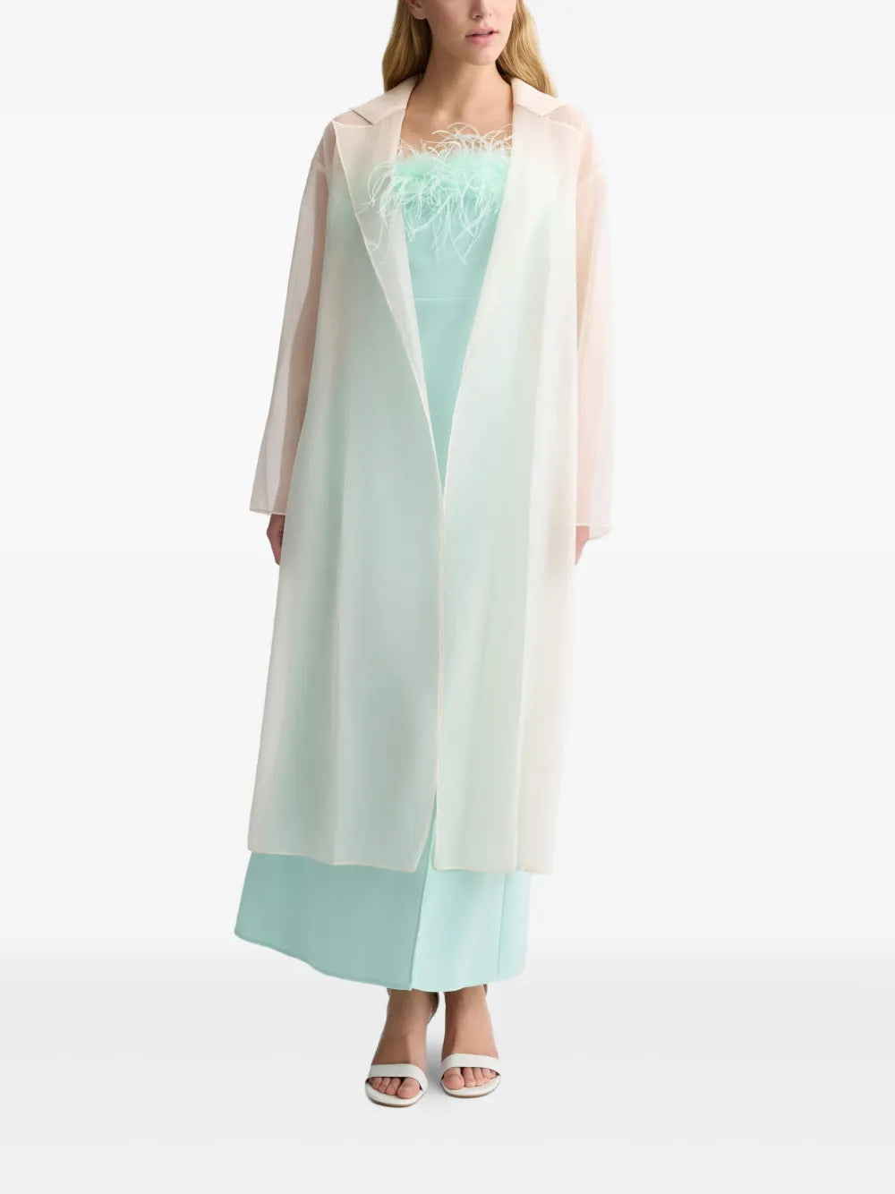Organza Trench Coat