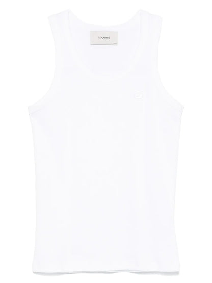 Logo Ribbed Tank Top