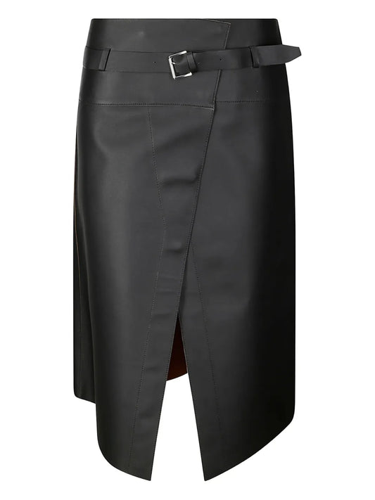 Leather Reversibe Skirt