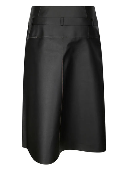 Leather Reversibe Skirt