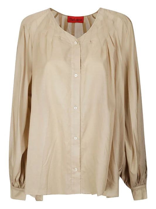 Collarless Shirt