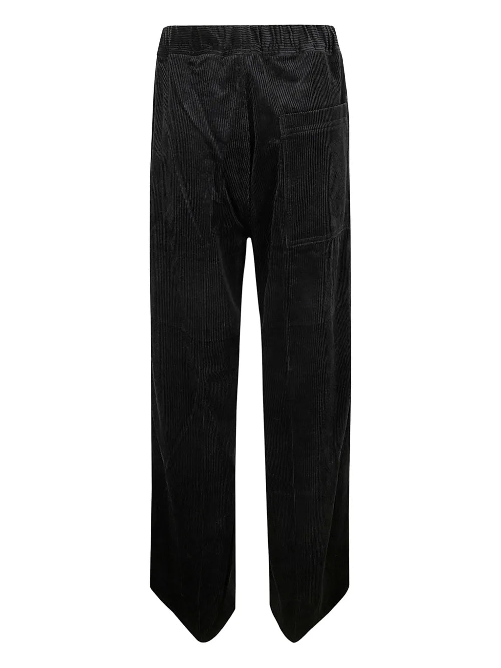 Leather Straight-Leg Trousers