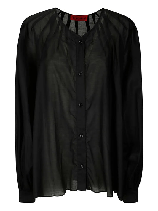 Collarless Shirt