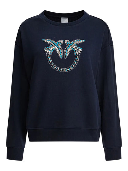 Beaded-Motif Sweatshirt
