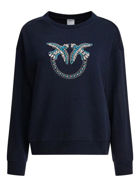 Beaded-Motif Sweatshirt