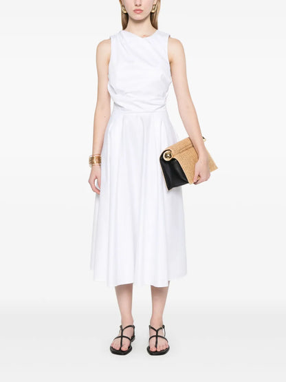 Draped Midi Dress