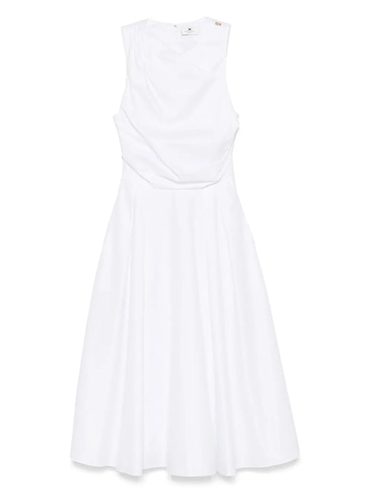 Draped Midi Dress