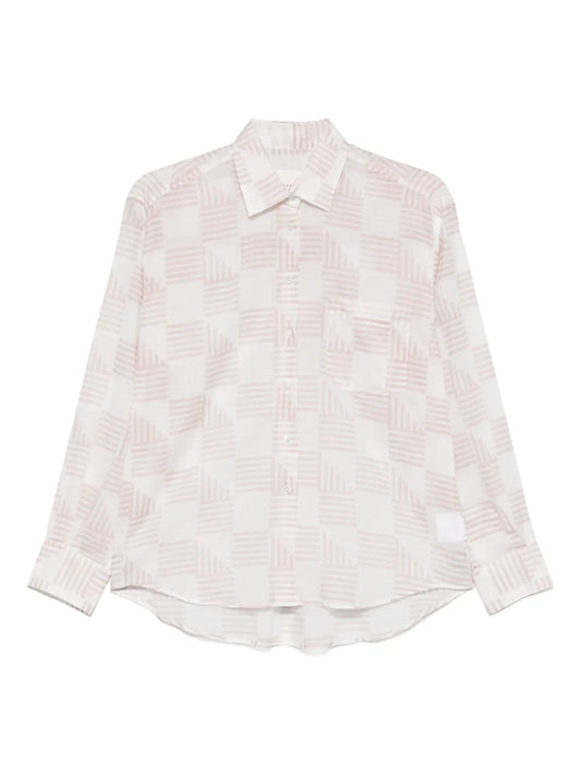 Geometric-Pattern Shirt