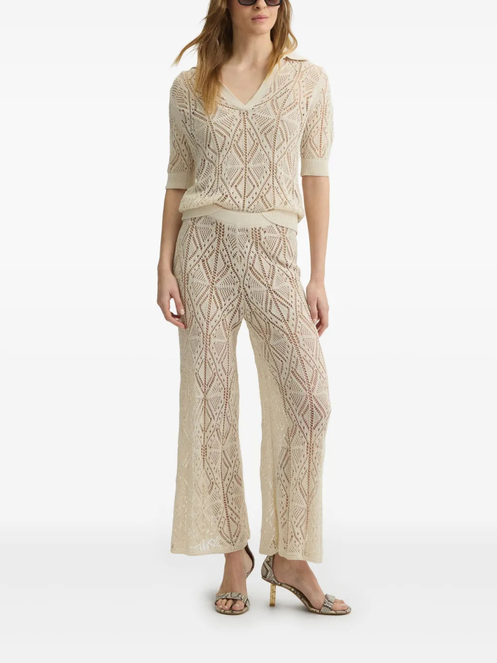 Crochet-Knit Top