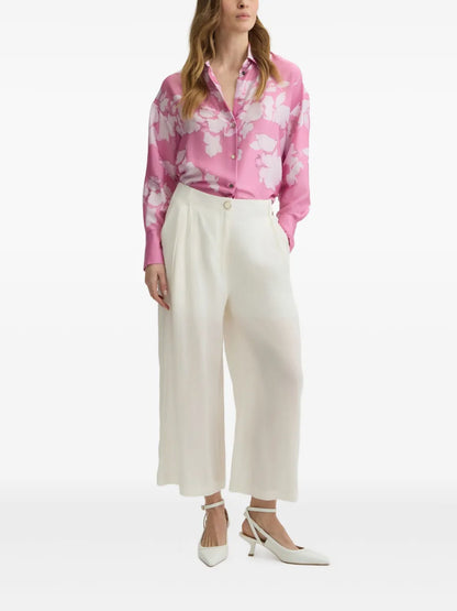 Cropped Palazzo Trousers