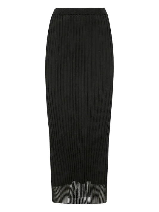 Pleated Midi Skirt