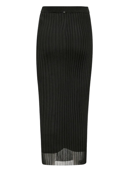 Pleated Midi Skirt
