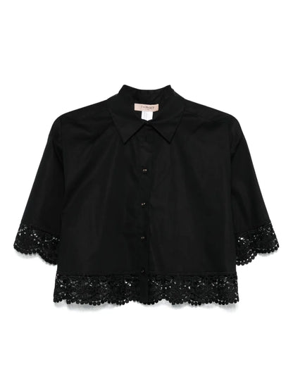 Lace-Trim Shirt
