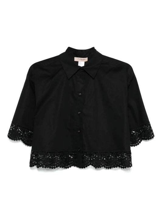 Lace-Trim Shirt