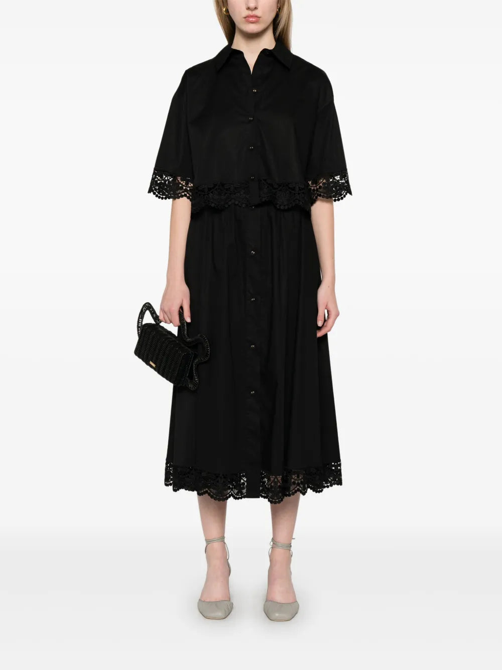 Lace-Trim Shirt