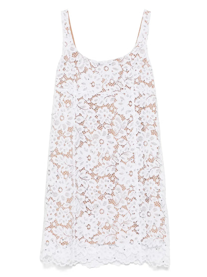 Studded Lace Mini Dress