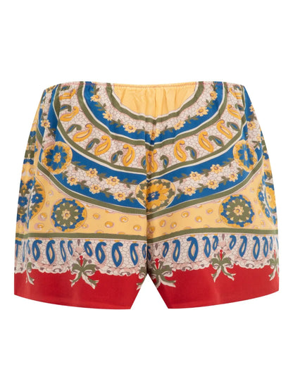 Abstract-Pattern Shorts