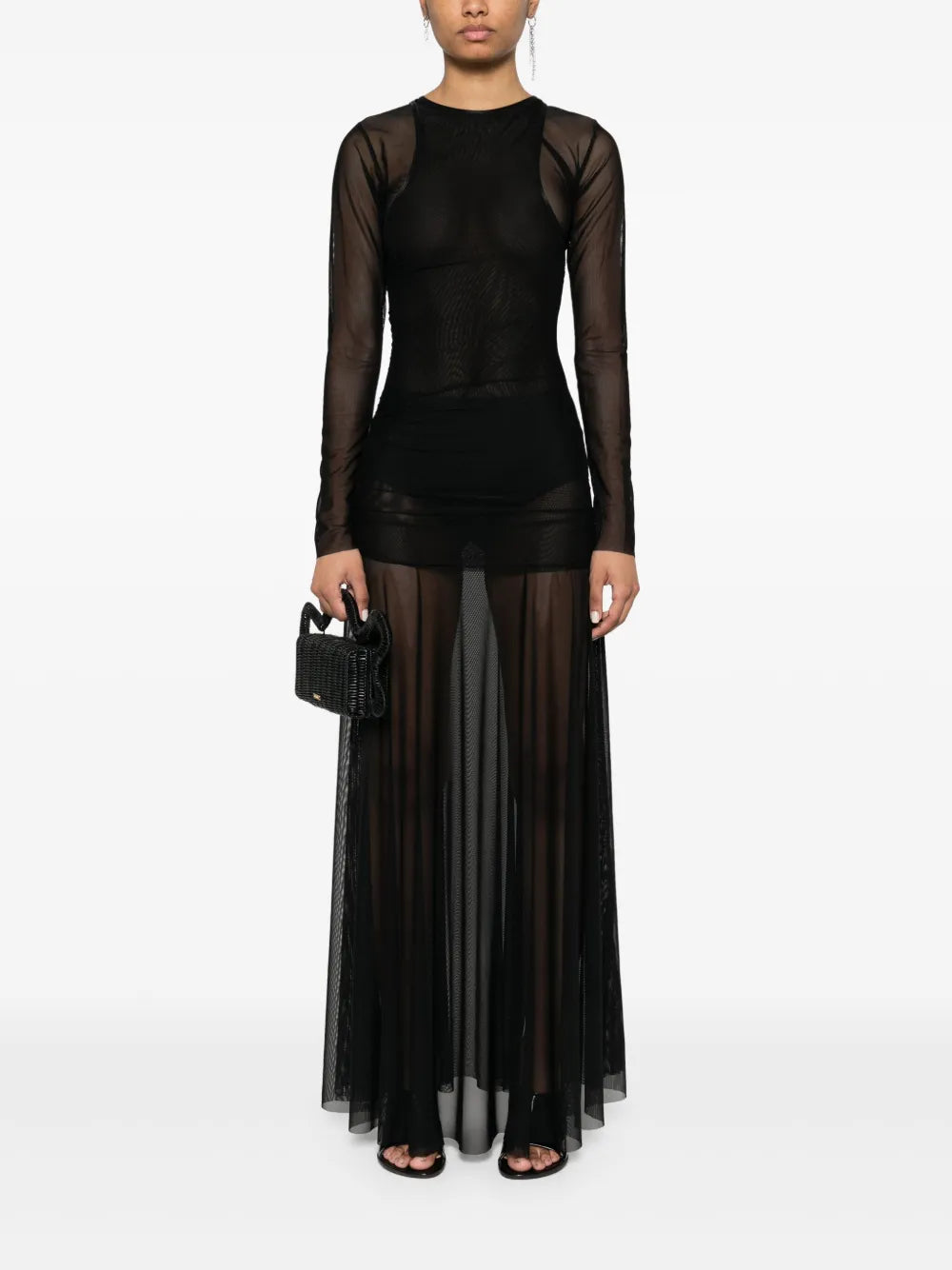 Sheer Layered Dress