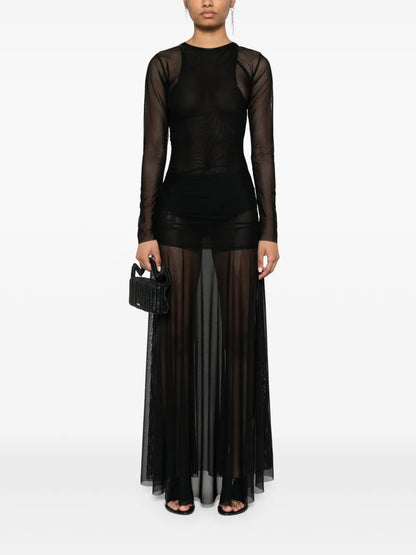 Sheer Layered Dress
