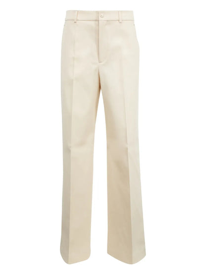 Flat-Front Tailored Trousers
