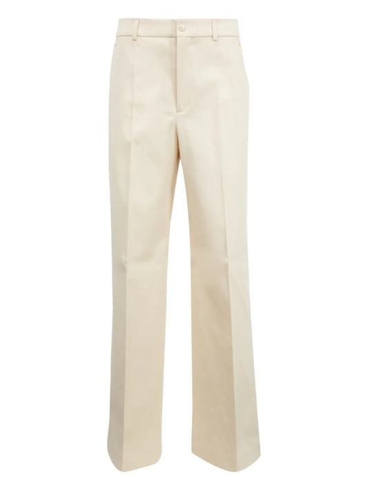 Flat-Front Tailored Trousers