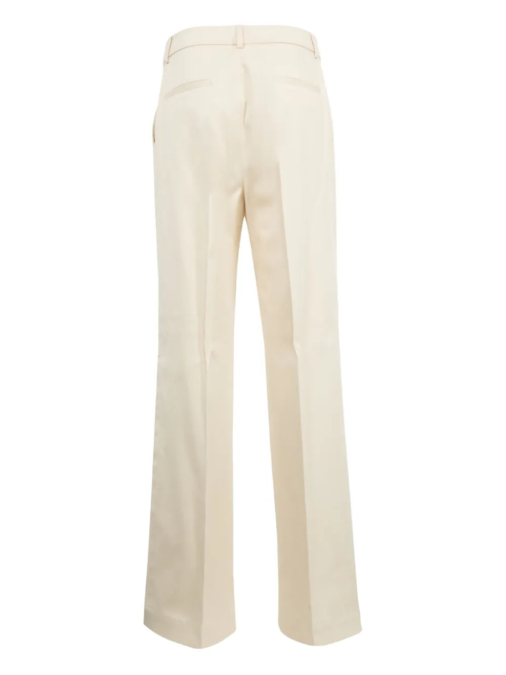 Flat-Front Tailored Trousers