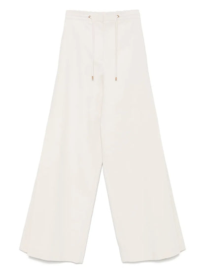 Cotton Crepe Trousers