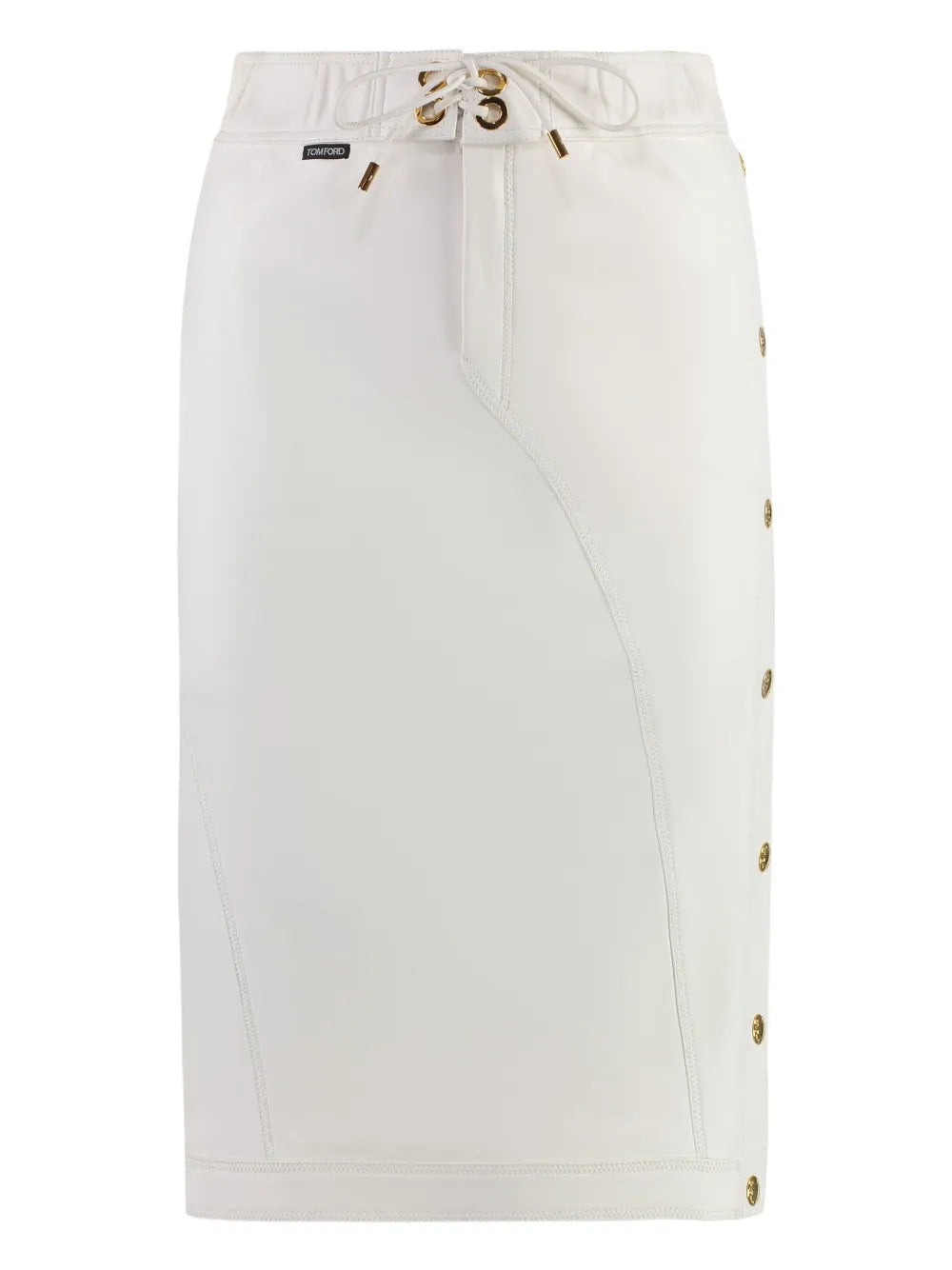 Leather Midi Skirt