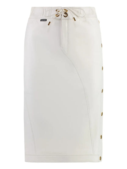 Leather Midi Skirt