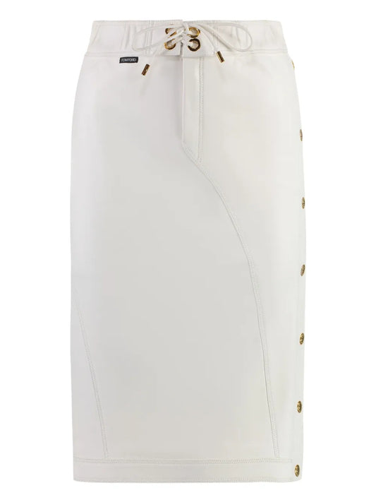 Leather Midi Skirt