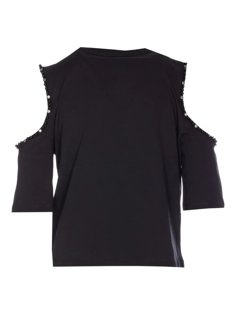 Cold-Shoulder Embellished Top