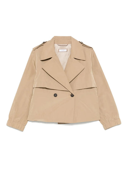 Cropped Trench Jacket