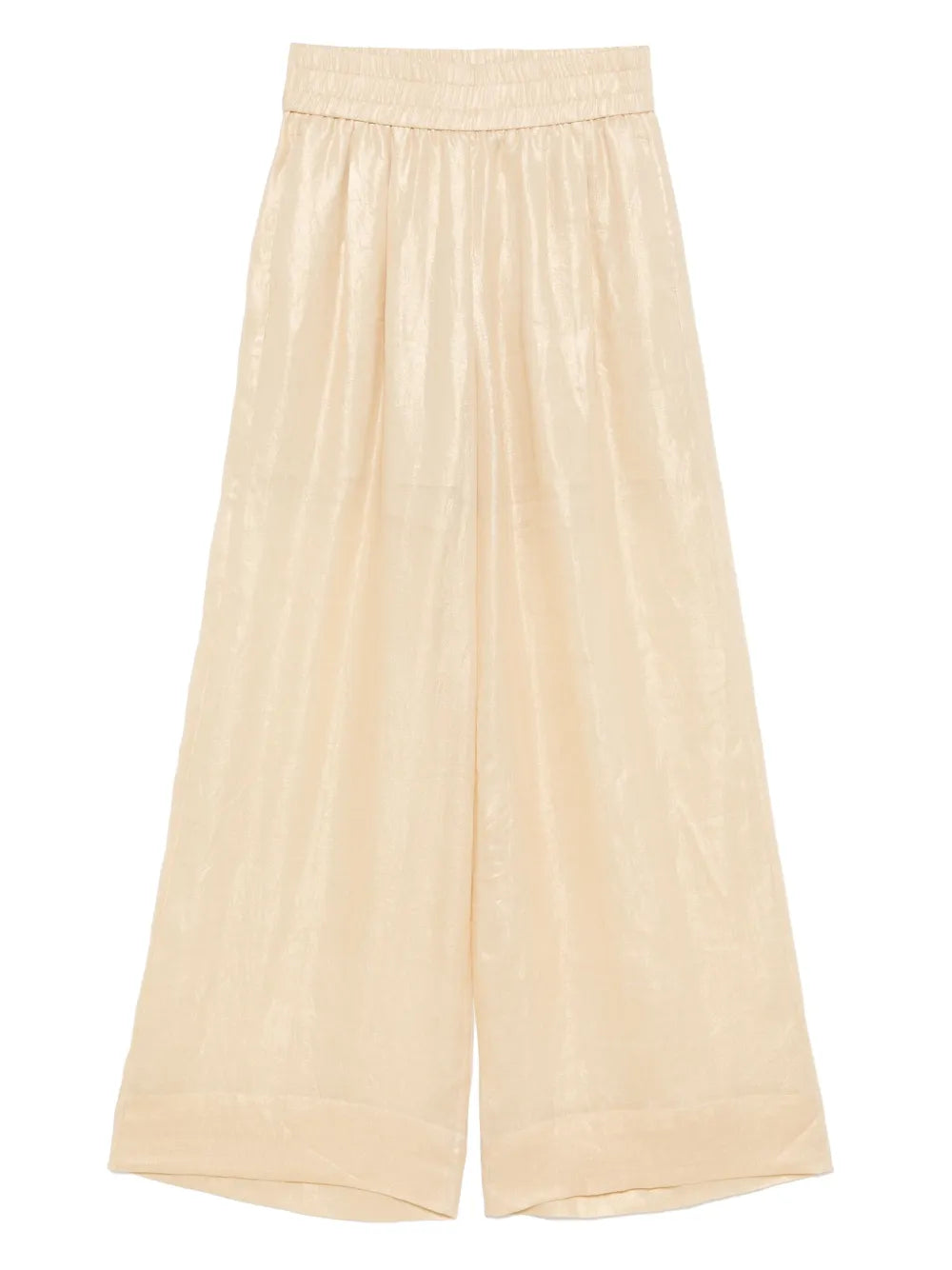 Lurex Wide-Leg Trousers