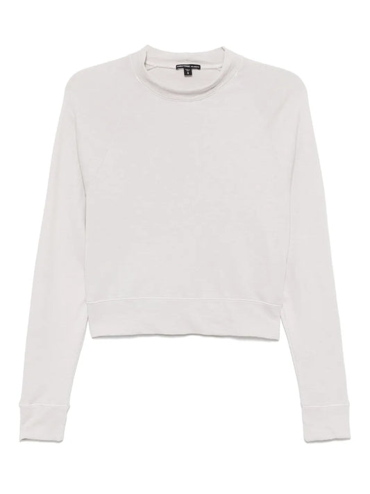 French Terry Cropped T-Shirt