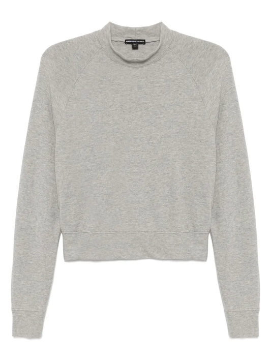 French Terry Cropped T-Shirt