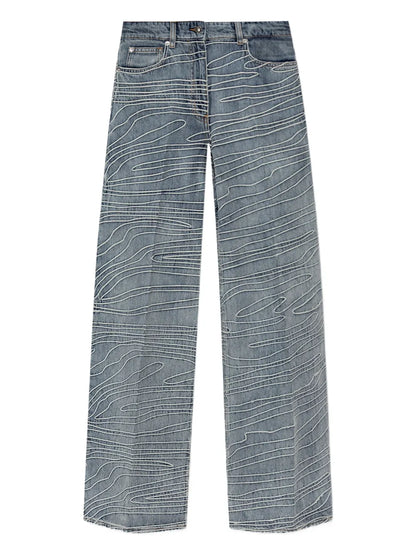 Straight-Leg Trousers
