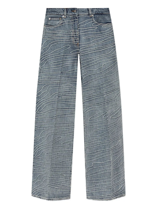 Straight-Leg Trousers