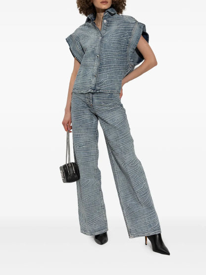 Straight-Leg Trousers