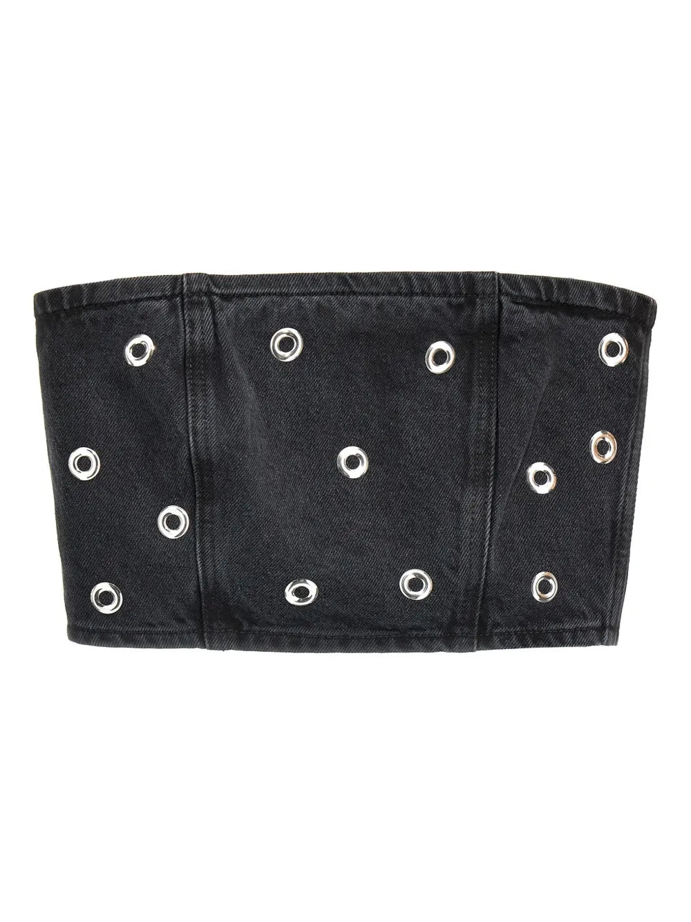 Studded Denim Top
