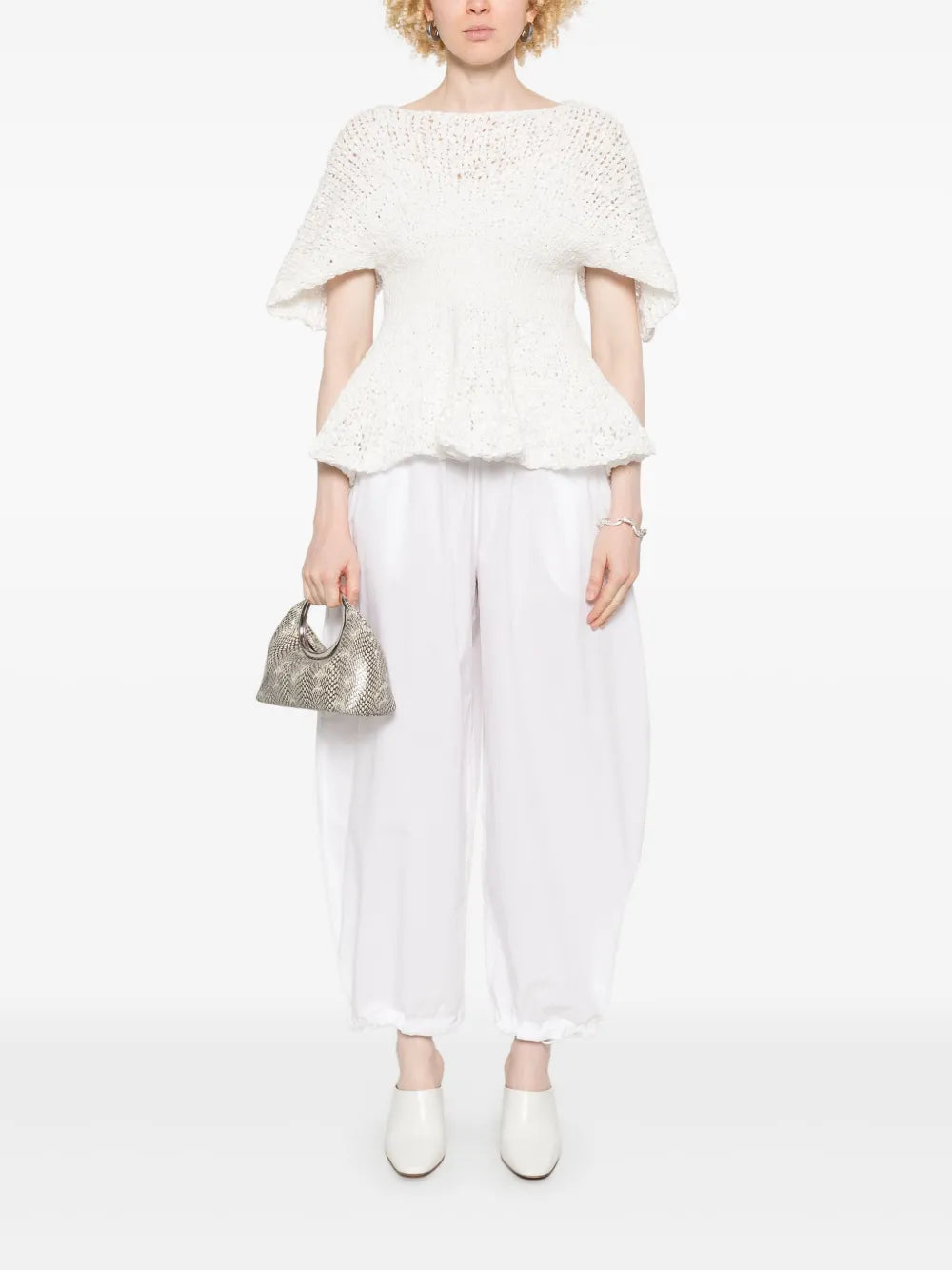 Cotton Tapered Trousers